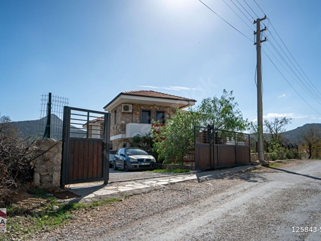 Datça Cumalıda Müstakil Bahçeli Satılık 95 m2 2+1 Villa - Görsel 9