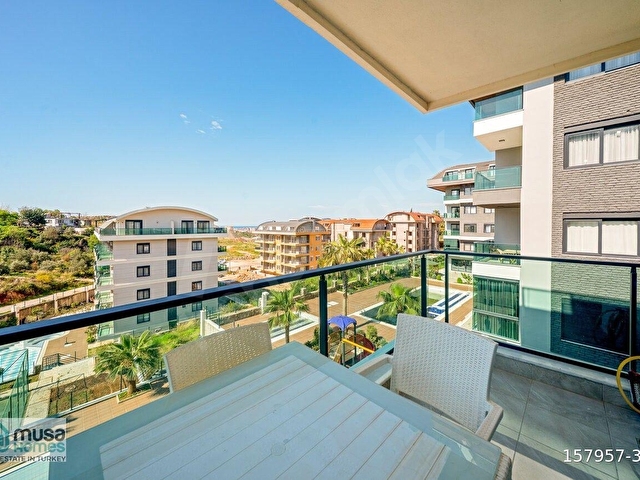 ALANYA OBA MAH  YENİ ÇEVRE YOLU ÜZERİNDE 1+1 EŞYALI KUPON DAİRE!! - Görsel 4