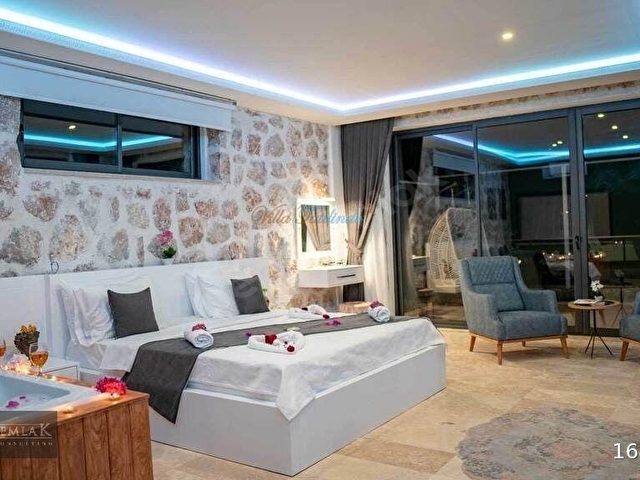 Günlük Kiralık 2 Odalı Villa - Antalya Kaş İslamlar Mahallesi - 4 Kişi Kapasiteli - Görsel 25