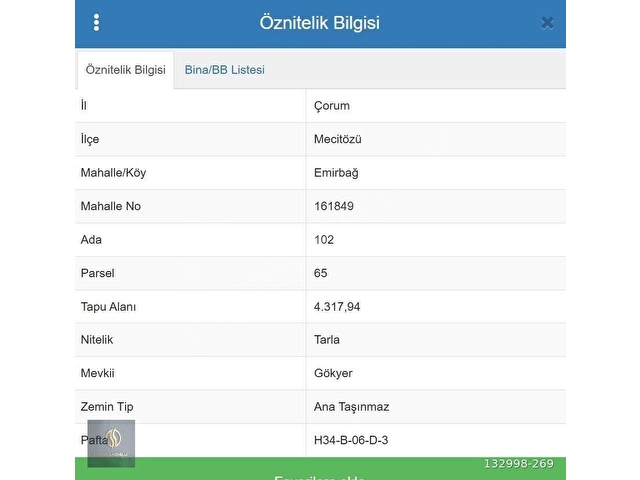 MECİTÖZÜ EMİRBAĞ KÖYİÇİNDE 4.317.M2.ELEKTİRİK,SU,YOLA CEPHE..... - Görsel 2