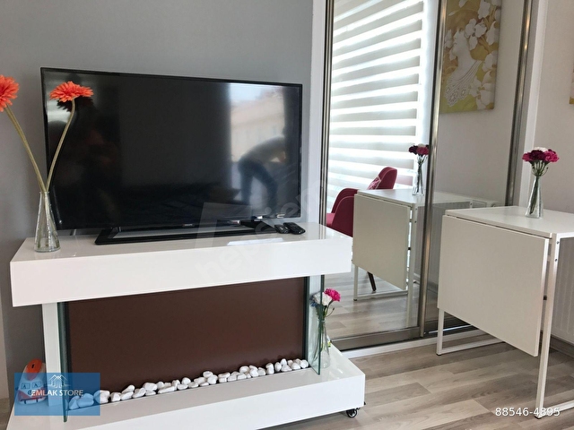 EMLAK STOREDAN CADDE YAKINI ARAKATTA EŞYALI KİRALIK 1+1 DAİRE - Görsel 21