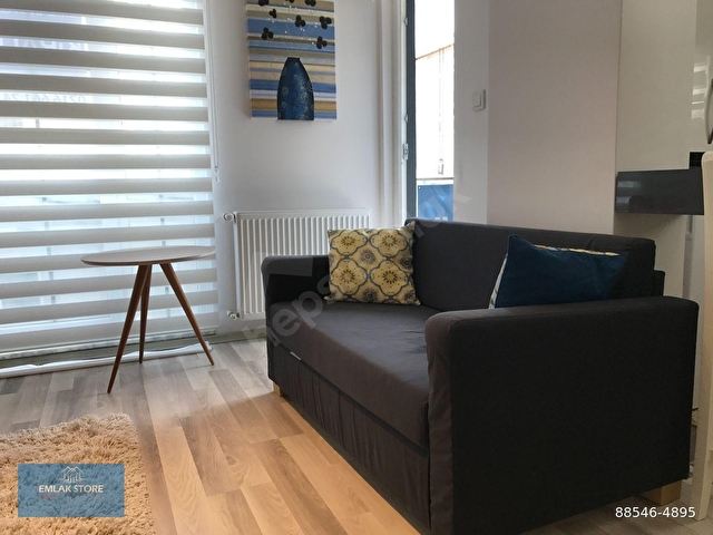EMLAK STOREDAN CADDE YAKINI ARAKATTA EŞYALI KİRALIK 1+1 DAİRE - Görsel 19
