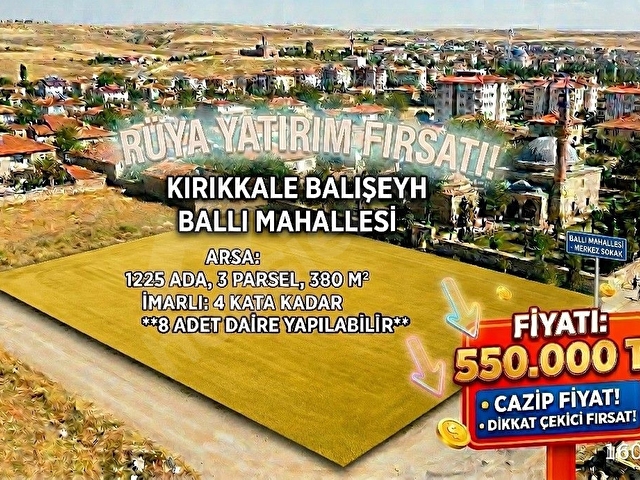 KIRIKKALEDE 8 ADET DAİRELİK ARSA... - Görsel 7