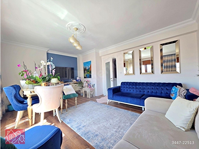 DİRECTTEN MARMARAYA 8DK YÜRÜME, KATTA TEK DAİRE, GENİŞ KULLANIMLI, ETRAFI AÇIK ÇİFT BALKON ŞIK 3+1!! - Görsel 3