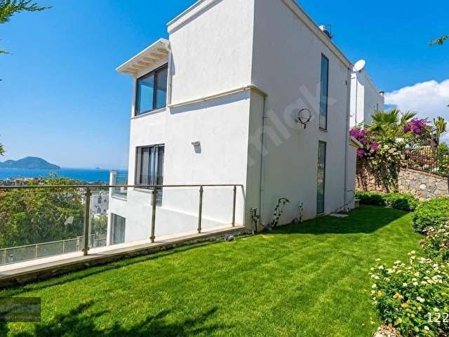Bodrum Turgutreis 3+1 Deniz Manzaralı Özel Havuzlu Villa - Görsel 8