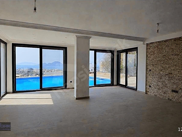 Bodrum Turgutreis 3+1 Deniz Manzaralı Özel Havuzlu Villa - Görsel 10