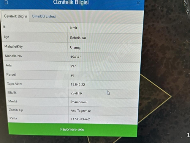 19.542 m2 Seferihisar Ulamışta Acil Satılık Zeytinlik - Görsel 5