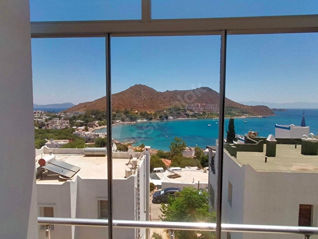 Bodrum Akyarlar Kiralık Deniz Manzaralı 2+1 Eşyalı Yazlık Daire 28765