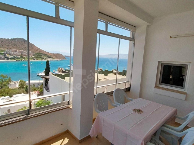 Bodrum Akyarlar Kiralık Deniz Manzaralı 2+1 Eşyalı Yazlık Daire 28765