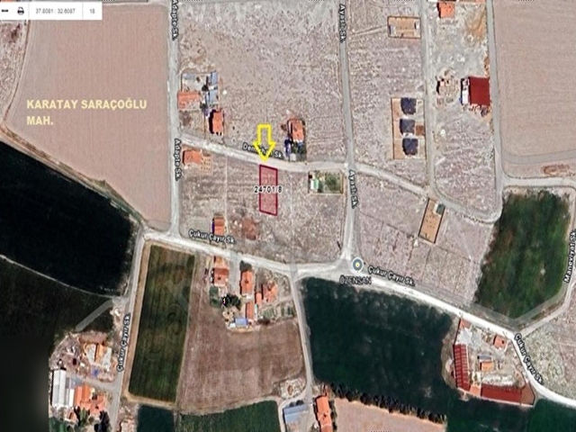 KONYA KARATAY SARAÇOĞLU SATILIK 560m² İMARLI ARSA - Görsel 5