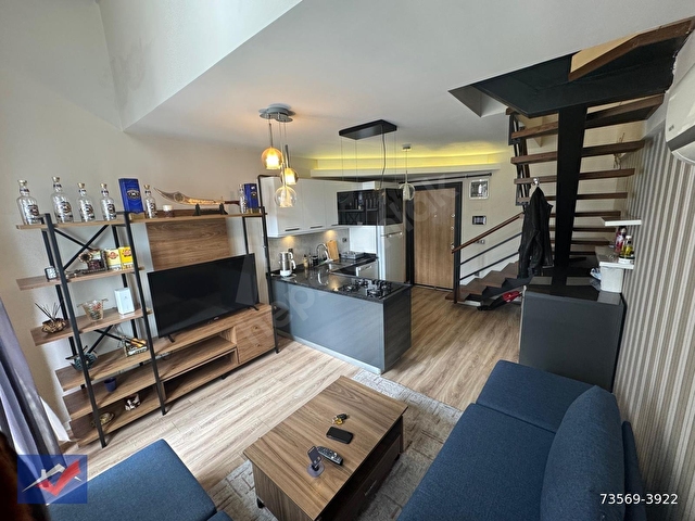 GÜRSELPAŞA DREAM LOFTTA DUBLEX-LÜX-EŞYALI 1+1 MASRAFSIZ DAİRE - Görsel 21