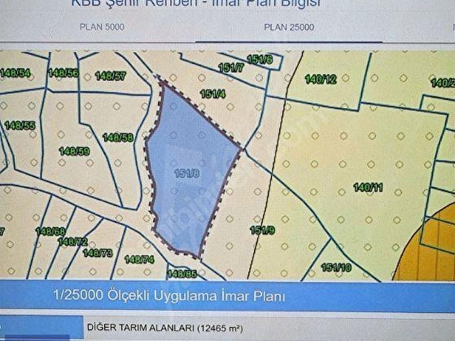 TOPLAM 50.000 m2. %40 KÖY İMARLI. GOSBye 2 Km UZAKLIKTA. - Görsel 14
