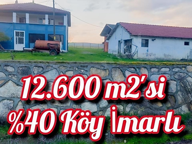 TOPLAM 50.000 m2. %40 KÖY İMARLI. GOSBye 2 Km UZAKLIKTA.
