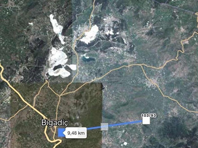 BALIKESİR BIĞADİÇ DURASILARDA SATILIK BARAJ MANZARALI TARLA - Görsel 14