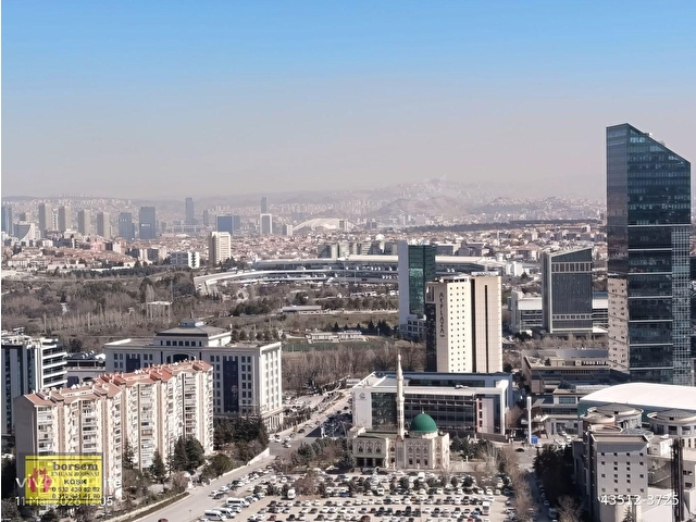 ESKİŞEHİR YOLU PLATİN TOWER DA ARMADAYA YAKIN MANZARALI 390 M2 7+1 DUBLEKS KİRALIK OFİS PLAZA KATI - Görsel 28