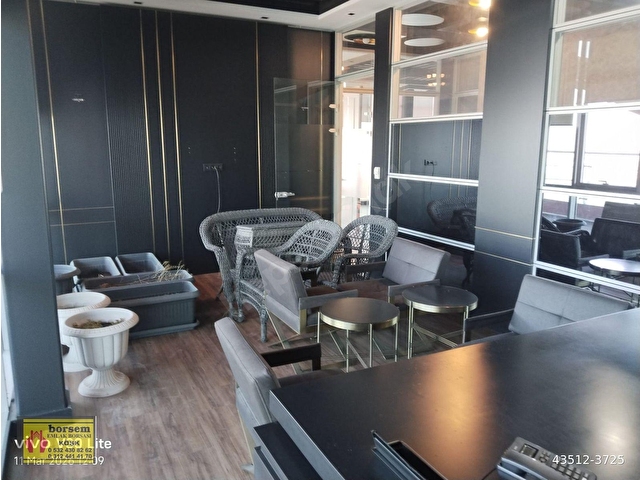 ESKİŞEHİR YOLU PLATİN TOWER DA ARMADAYA YAKIN MANZARALI 390 M2 7+1 DUBLEKS KİRALIK OFİS PLAZA KATI - Görsel 2