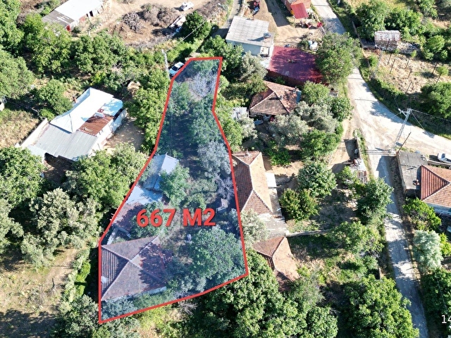 ÇANAKKALE BAYRAMİÇ AKPINAR KÖYÜNDE 667 m² İMARLI UYGUN ARSA!