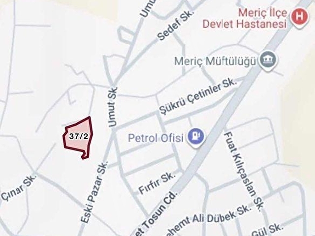 EDİRNE MERİÇ BÜYÜKDOĞANCADA 630 M2 İMARLI İFRAZLI MERKEZDE - Görsel 6