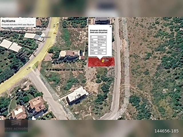 MURATPAŞA ERMENEKTE KONUT/VİLLA İMARLI (363 M2) ARSA - Görsel 5