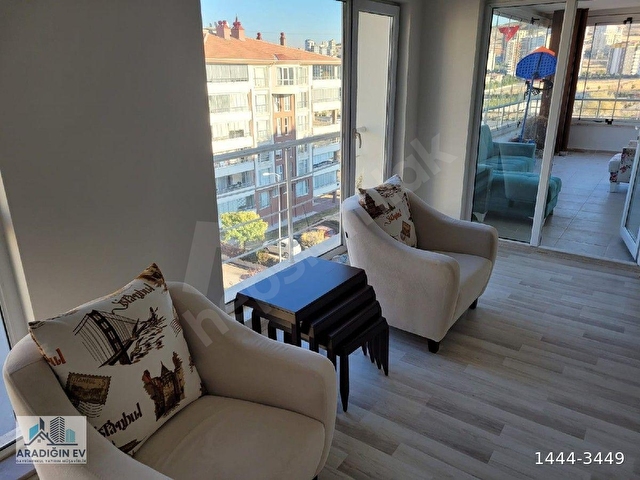 Ankara Çevreyolu Etimesgut Bağlıca Bakımlı EŞYALI 3+1 Kiralık Daire - Görsel 13