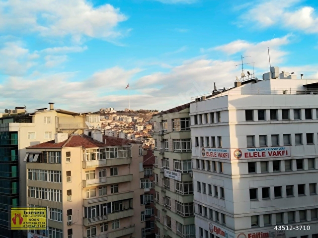 KIZILAY ZİYA GÖKALP CADDESİNDE KATTA ASANSÖRLÜ MANZARALI 2+1 SATILIK DAİRE - Görsel 19