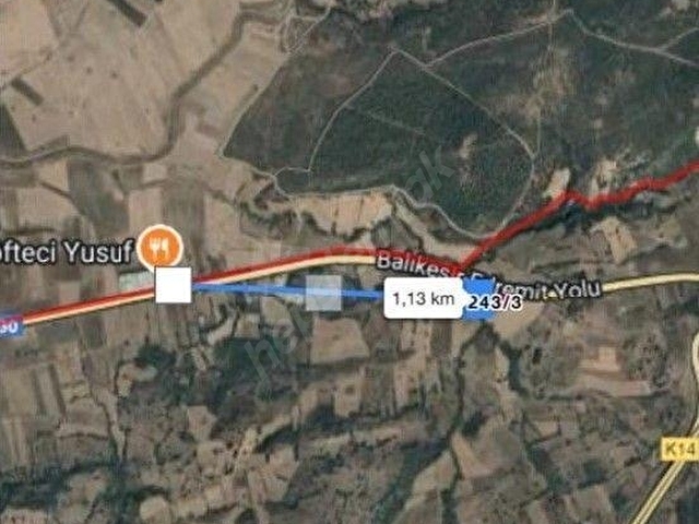 10 PRESTİGEDEN BALIKESİR-EDREMİT YOLUNA CEPHELİ TARLA - Görsel 4