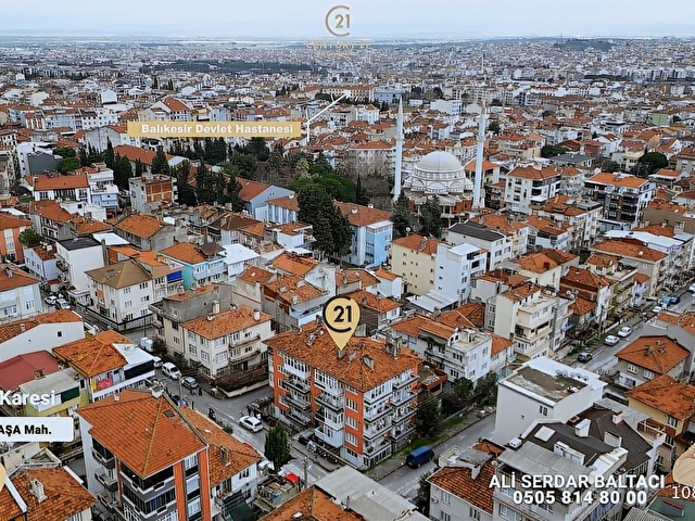 C 21 Baldan Ali Hikmet Paşa Mahallesinde 2+1 Satılık Daire - Görsel 20