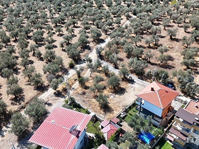 BYZ GRUP EDREMİT GÜRE DE DENİZ MANZARALI KÖŞE PARSEL ARSA - Görsel 12