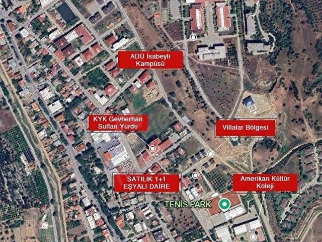 İSABEYLİDE KAMPÜSE YAKIN 1+1 SATILIK EŞYALI DAİRE - Görsel 26