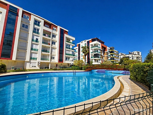 HAVUZLU LÜKS SİTE İÇERİSİNDE , BEYAZ EŞYALI , KLİMALI 1+1 DAİRE