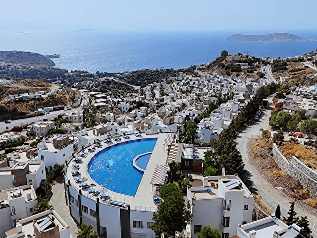 BODRUM GÜMÜŞLÜK SATILIK DENİZ MANZARALI MUSTAKİL DUBLEKS