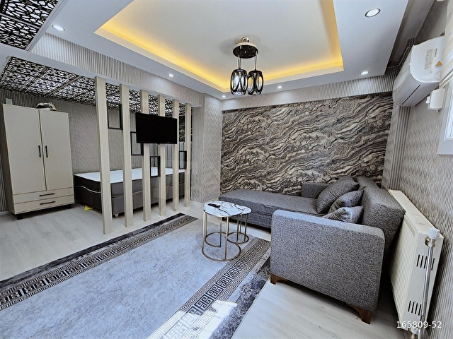 KONFOR VE LÜKSÜ BİR ARADA SUNAN ŞIK 1+0 DAİRE