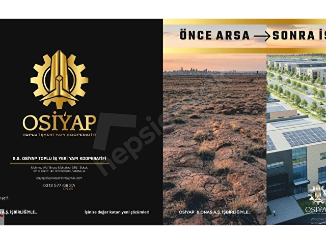 KARTALDAN SANAYİ İMARLI OSİYAP ARSA KOOP HİSSESİ