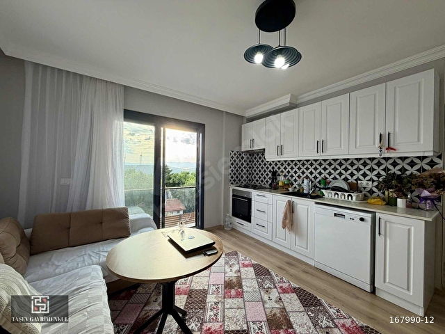YILLIK KİRALIK AY ÖDEMELİ 1+1 50M2 FULL EŞYALI KLİMALI MANZARALI - Görsel 8