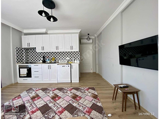 YILLIK KİRALIK AY ÖDEMELİ 1+1 50M2 FULL EŞYALI KLİMALI MANZARALI - Görsel 3