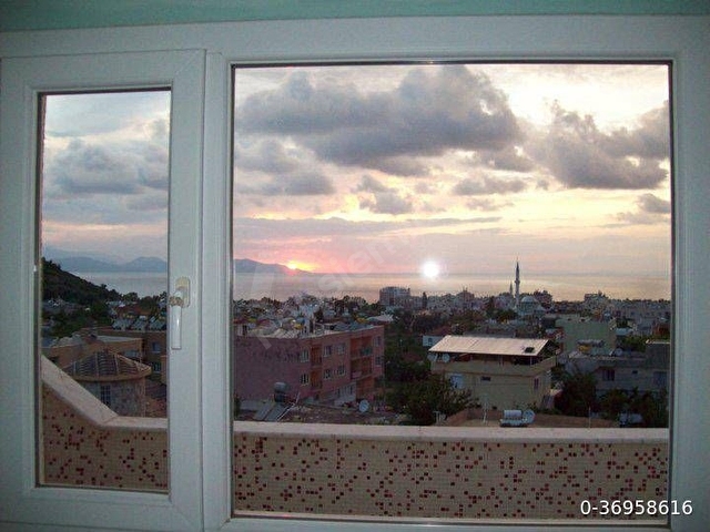 Güzelçamlı Kuşadasında deniz ve orman manzaralı villa - Görsel 10