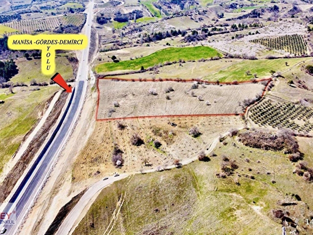 MANİSA GÖRDESTE SATILIK 24.000 m² YATIRIMLIK TARLA - Görsel 6