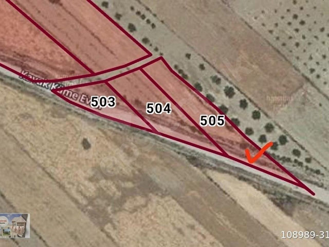 BURDUR YEŞİLOVA KAVAK KÖYÜNDE SALDA GÖLÜ YAKININDA  1.000 M2 SATILIK TARLA.... - Görsel 5