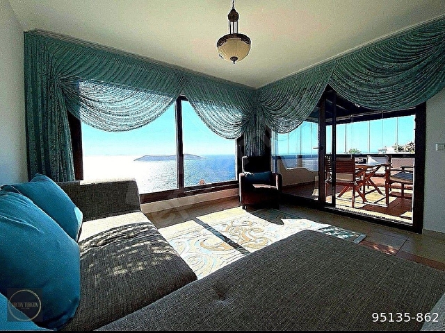 Bodrum Gümüşlük Yalıkavak Denize 200m Yunan Adaları Manzaralı Yıllık kiralık - Görsel 13