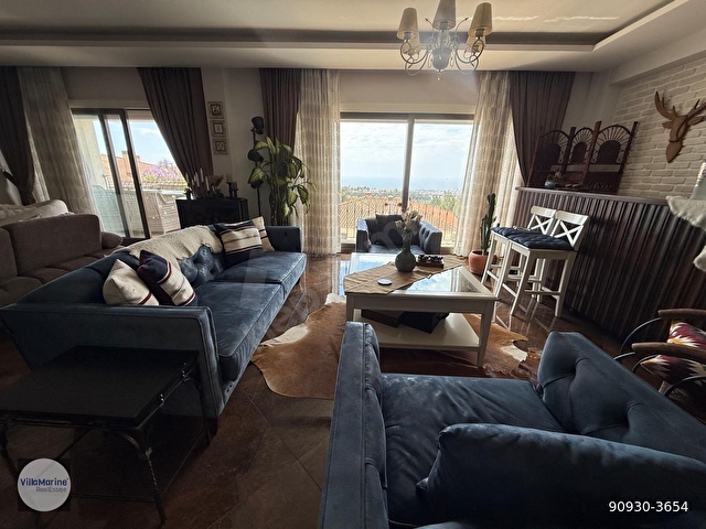 Soğucakta Deniz Manzaralı Özel Havuzlu 8+1 Lüks Villa - Görsel 13