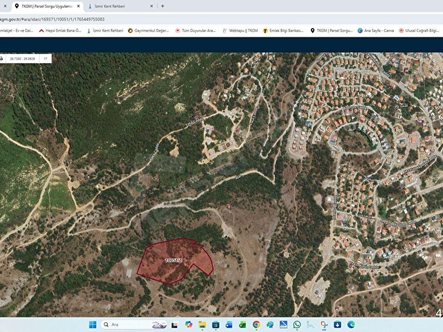 YENİFOÇADA 1.DERECE SİT ALANINDA YATIRIM FIRSATI 255M2 ARSA