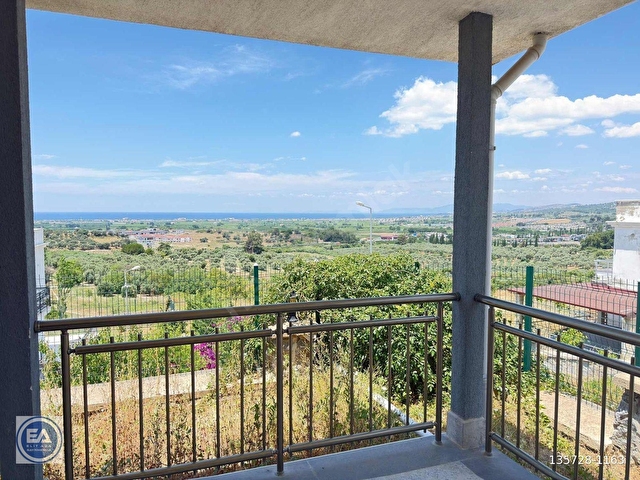 Kuşadası davutlarda ful manzaralı eşyalı havuzlu satılık - Görsel 14