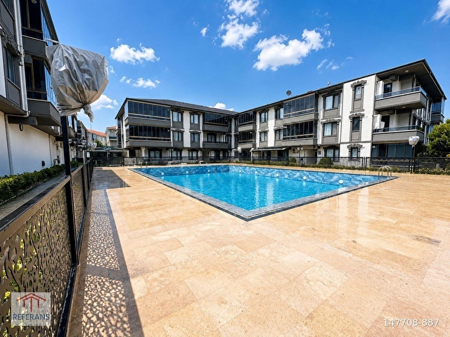 Karasuda Havuzlu Site İçerisinde, Havuz Cephe 2+1 Satılık Daire - Görsel 4