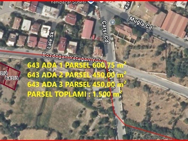 Aydın Bozdoğanda 1.500m² 3 Kat Konut İmarı Kat Karşılığı Arsa - Görsel 12
