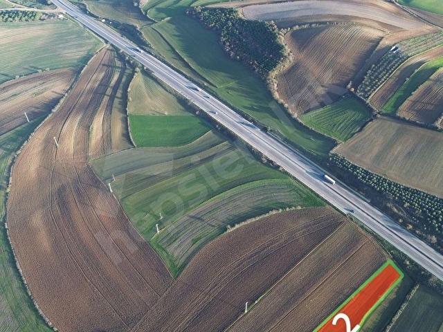 D110 Karayoluna Sıfır | 14.646 M²  Tarla | Tekirdağ Süleymanpaşa