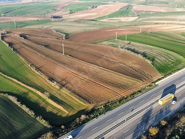 D110 Karayoluna Sıfır | 14.646 M²  Tarla | Tekirdağ Süleymanpaşa - Görsel 3