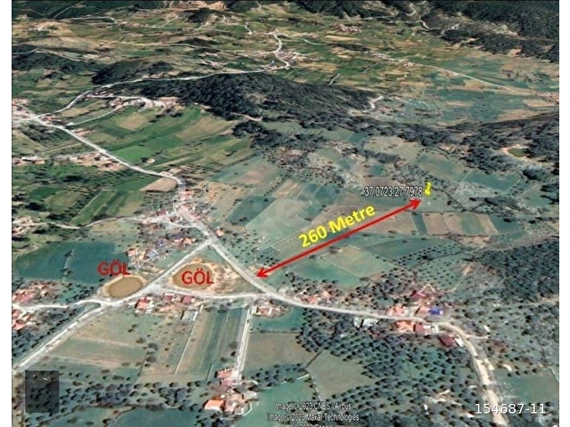 MUĞLA MİLAS FESLEĞEN KÖYÜNDE 3858 m2 köy İÇİ ARAZİ