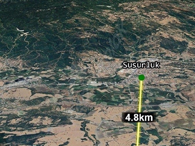BALIKESİR SUSURLUK GÜNAYDIN KÖYÜ 7693 METRE KÖYE VE MERKEZE ÇOK YAKIN FIRSAT ARAZİ - Görsel 9