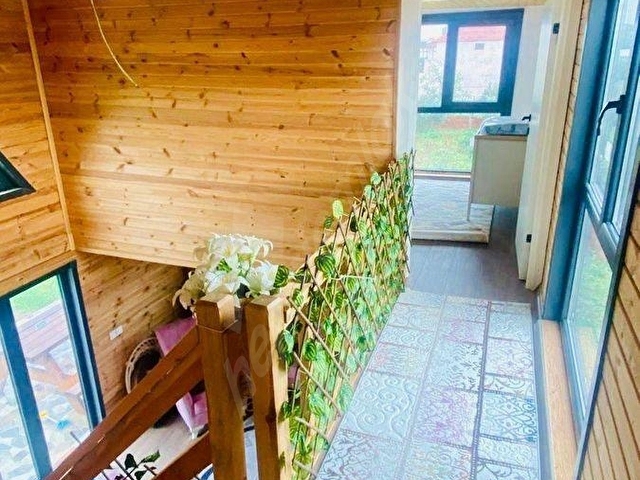 670 M² ARSA İÇİNDE SIFIR, RUHSATLI, FULL EŞYALI, AHŞAP VİLLA - Görsel 28