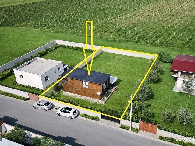 670 M² ARSA İÇİNDE SIFIR, RUHSATLI, FULL EŞYALI, AHŞAP VİLLA - Görsel 4
